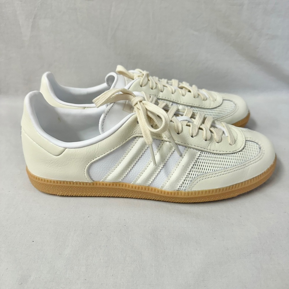 Adidas Samba OG Wonder White Mesh Leather Sneakers‎ JI2064 Womens 8.5 Mens 7 Gum - Picture 9 of 16
